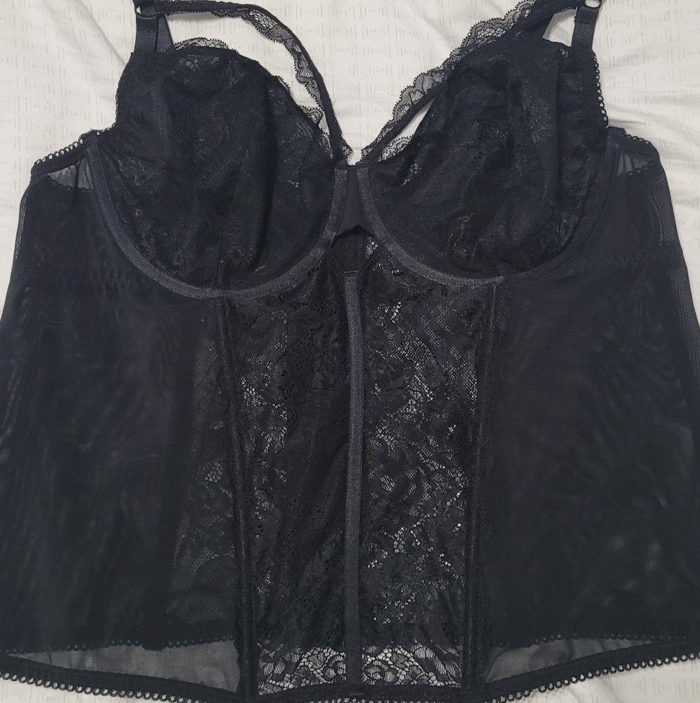Torrid Black Lace Lingerie Top